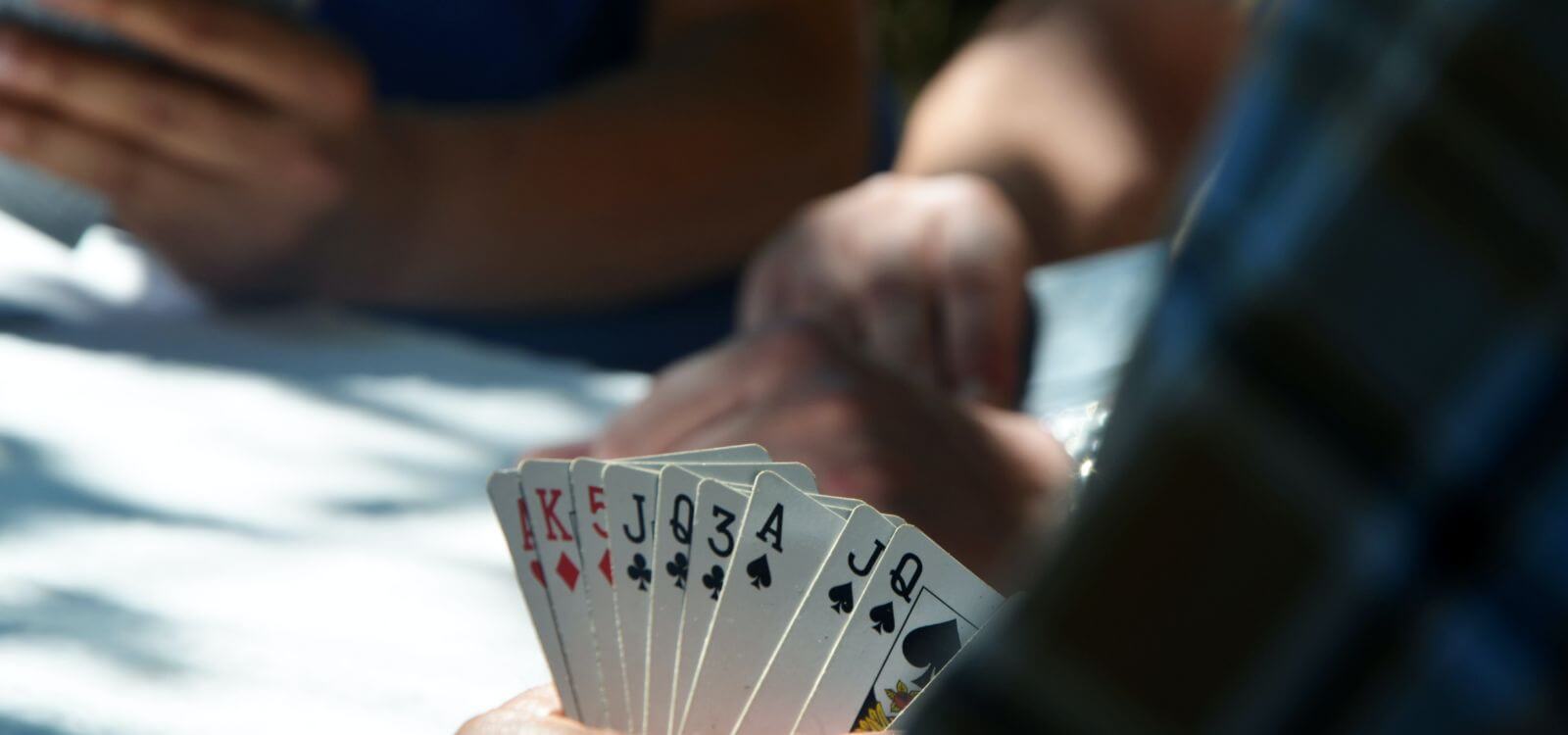 gambling card game faro
